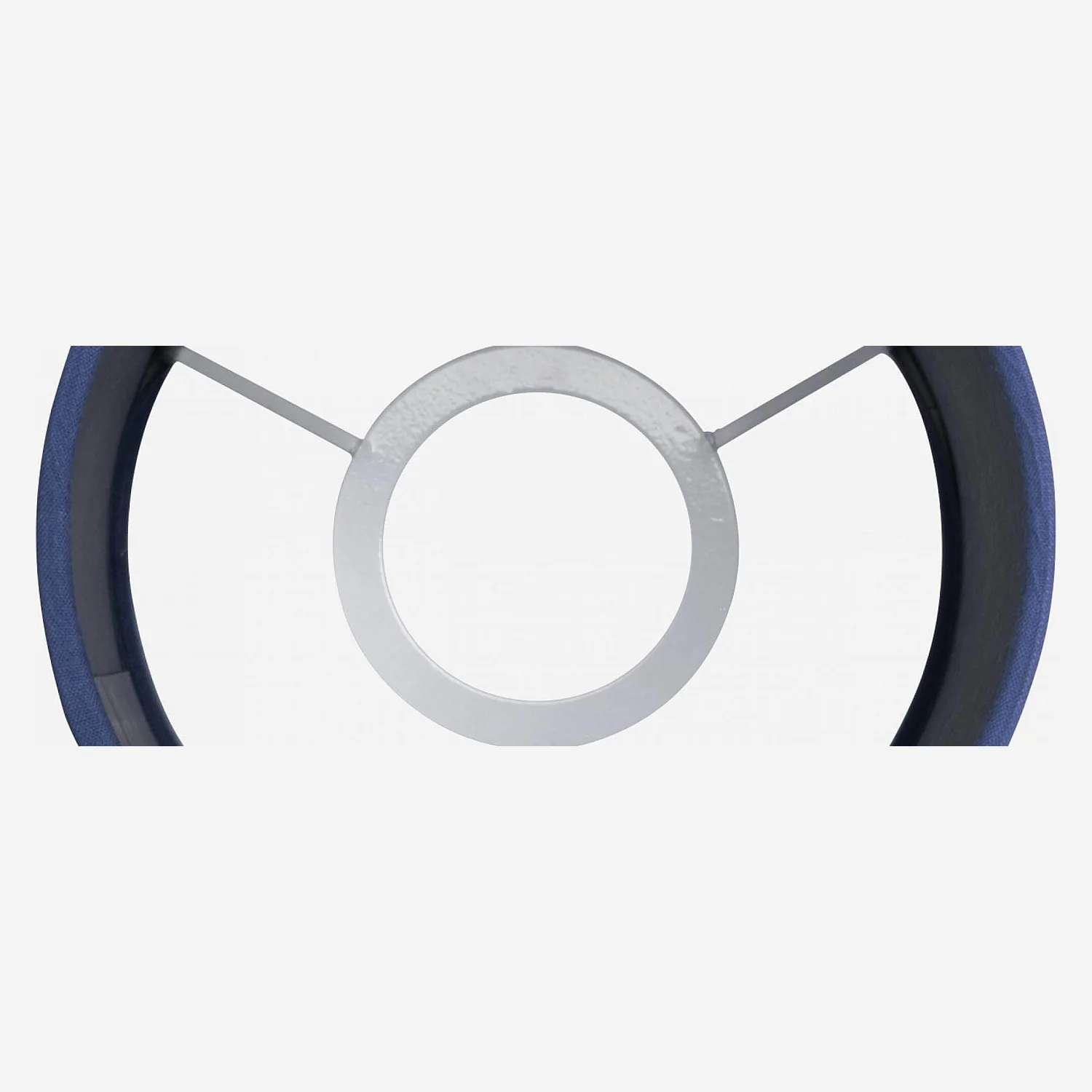 Linen lampshade - 12 x 22.5 cm - Indigo - 2