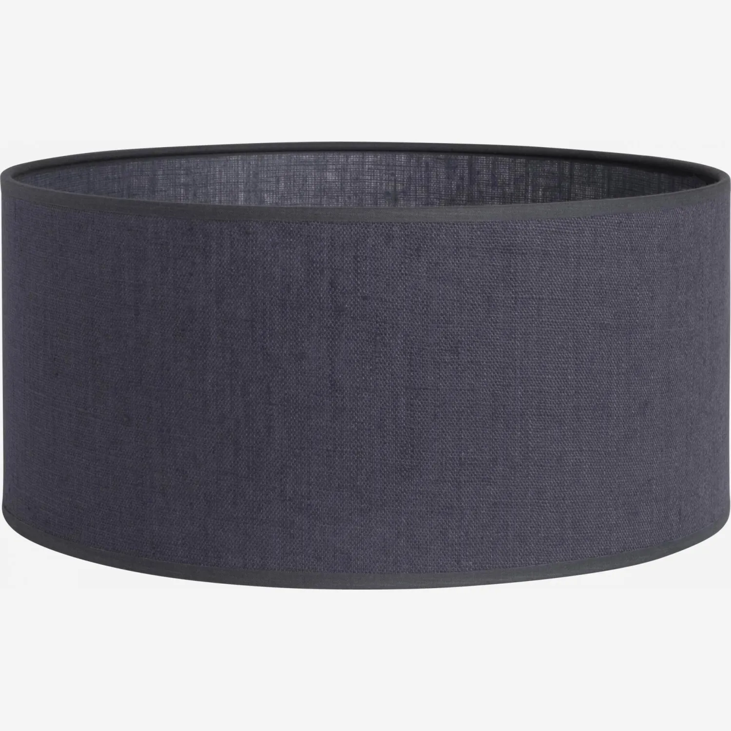 Abat-jour en lin - 30 x 14 cm - Anthracite