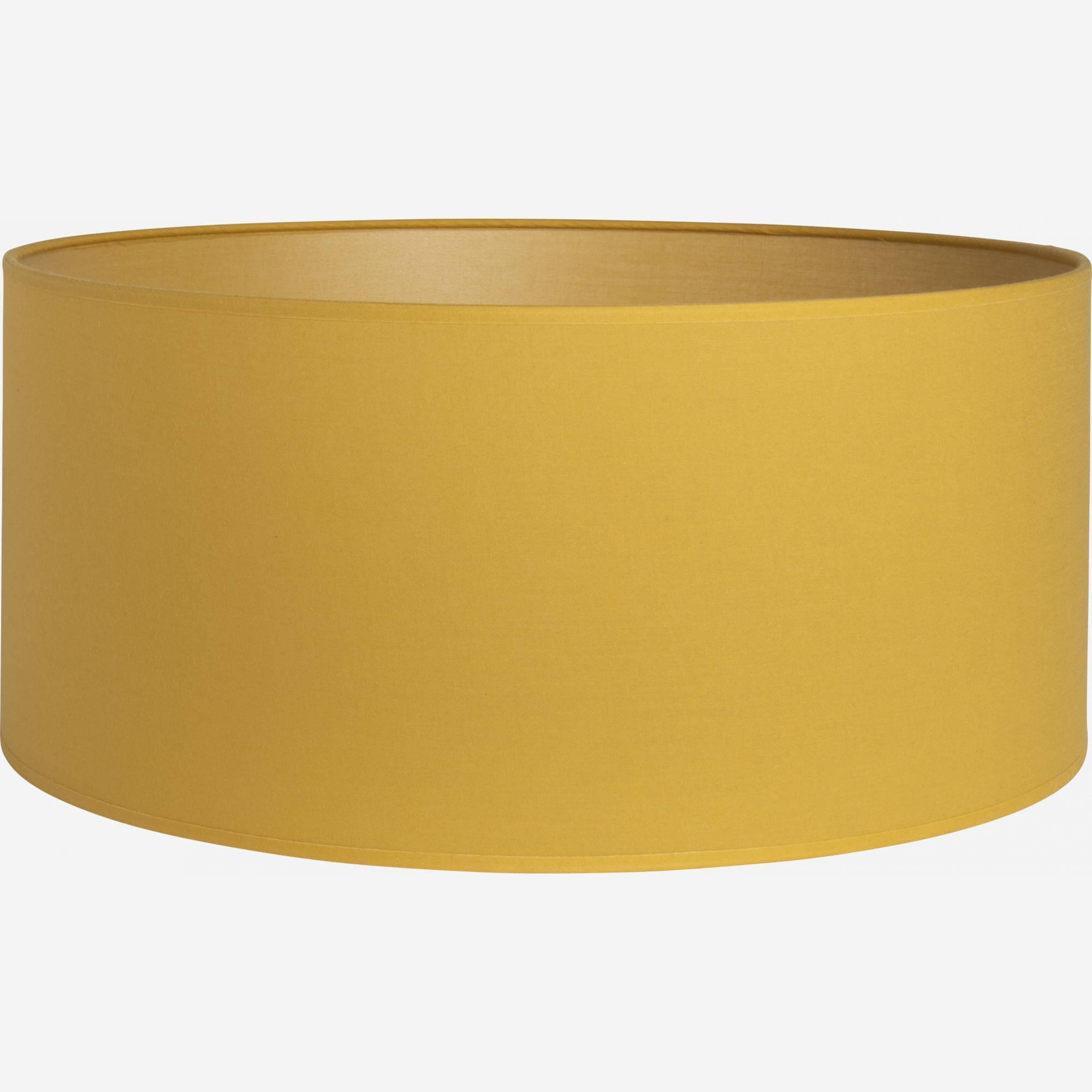 Cotton lampshade - 40 x 18 cm - Mustard yellow