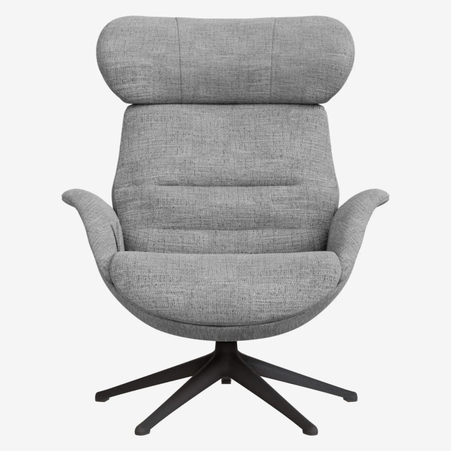 Sillón de tela - Gris - 1