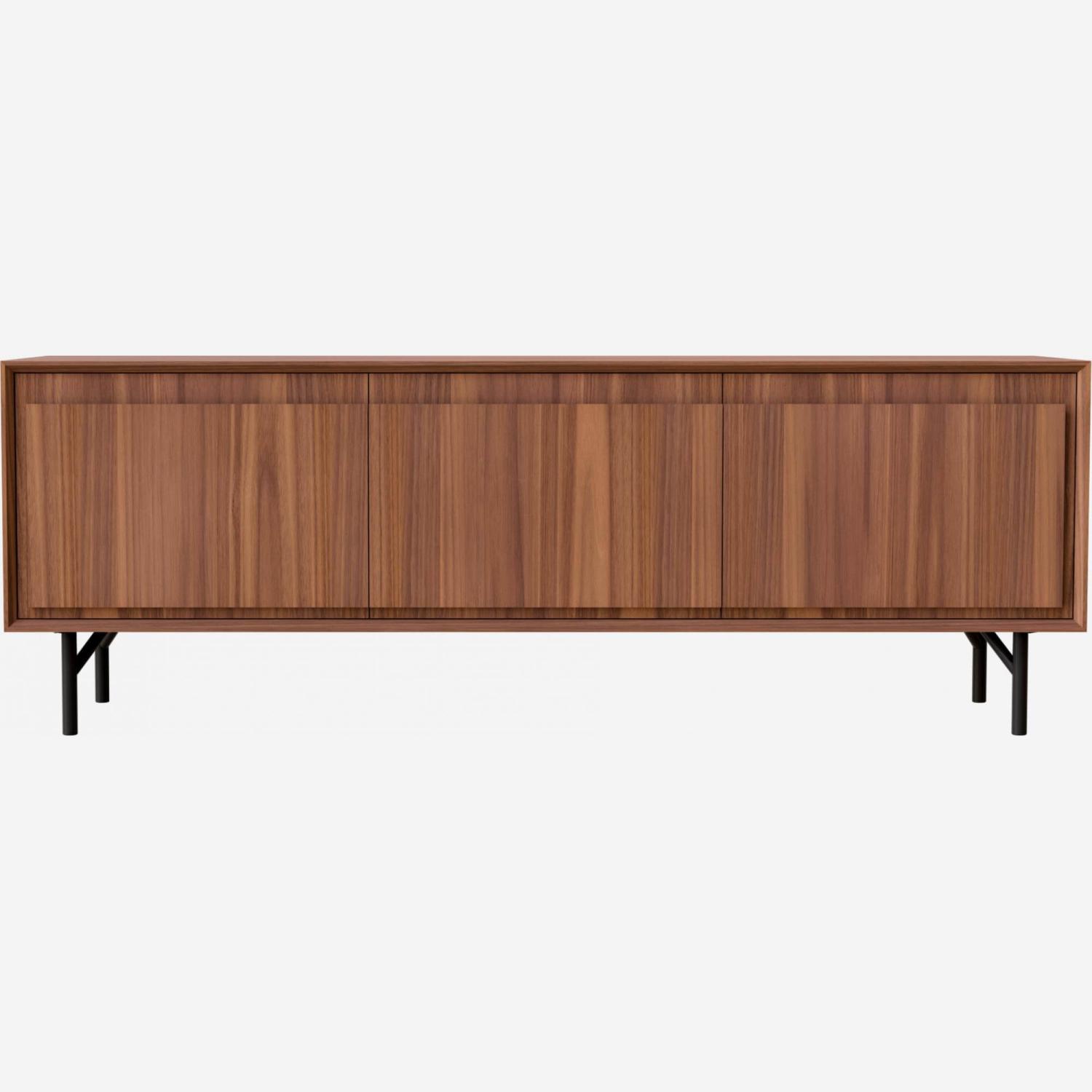 Buffet bas 3 portes en noyer
