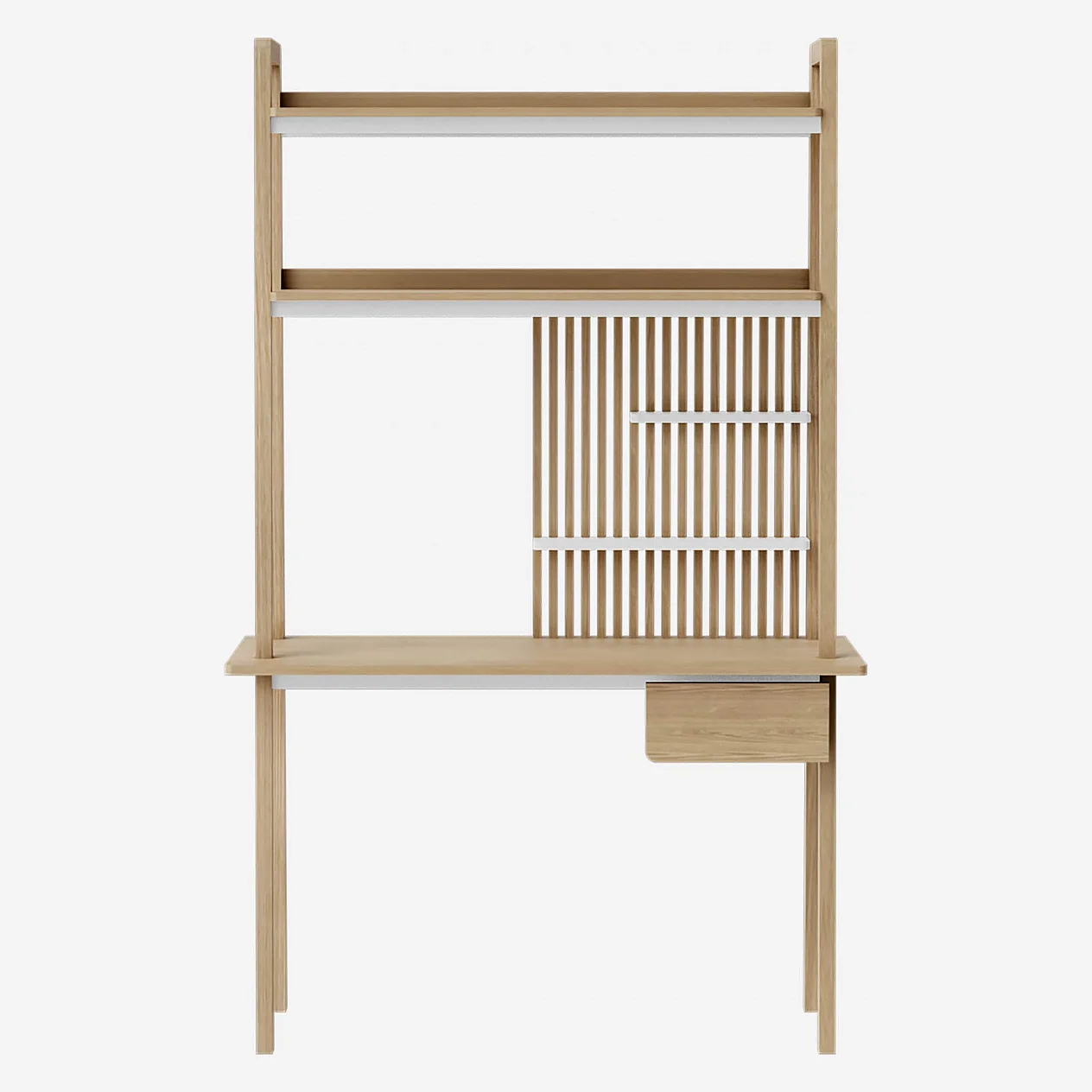 Bureau en chêne - Naturel - Design by Adrien Carvès - 2