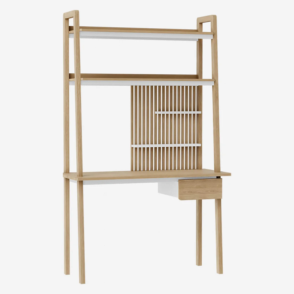 Bureau en chêne - Naturel - Design by Adrien Carvès - 3