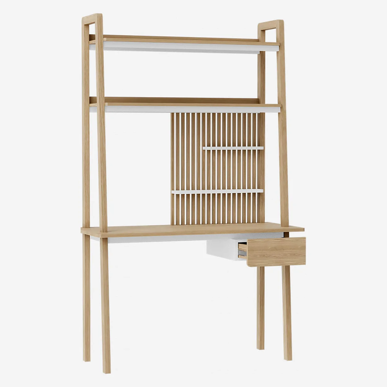 Bureau en chêne - Naturel - Design by Adrien Carvès - 4