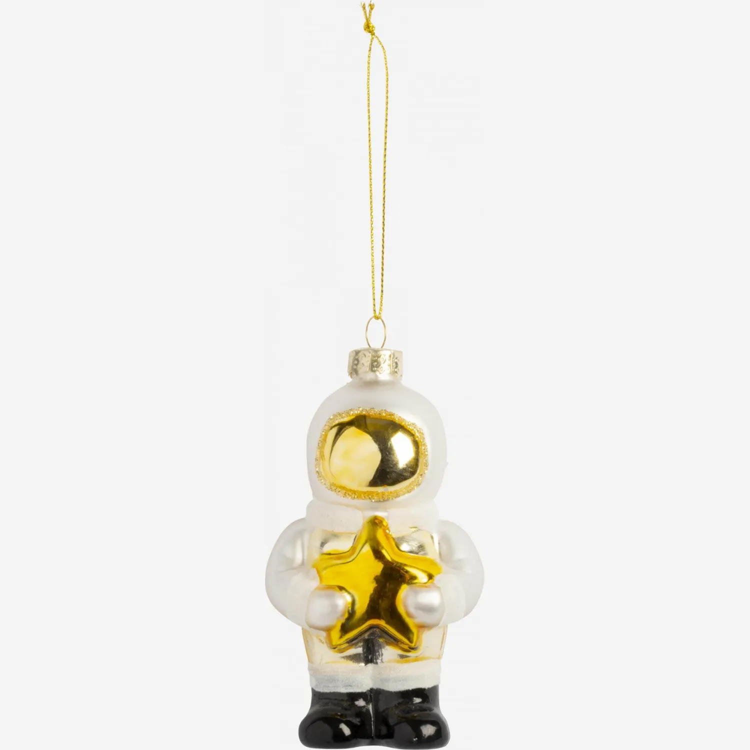Décoration de Noël - Astronaute à accrocher en verre - Multicolore