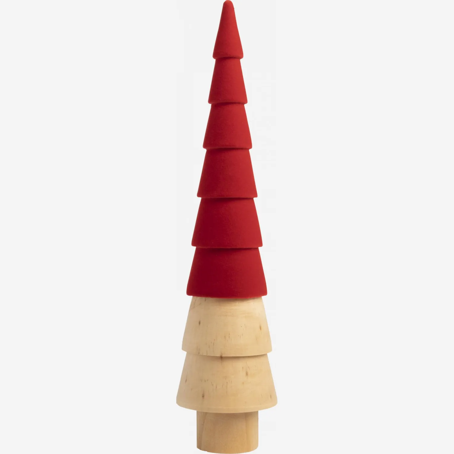 Décoration de Noël - Sapin à poser en bois - 27 cm