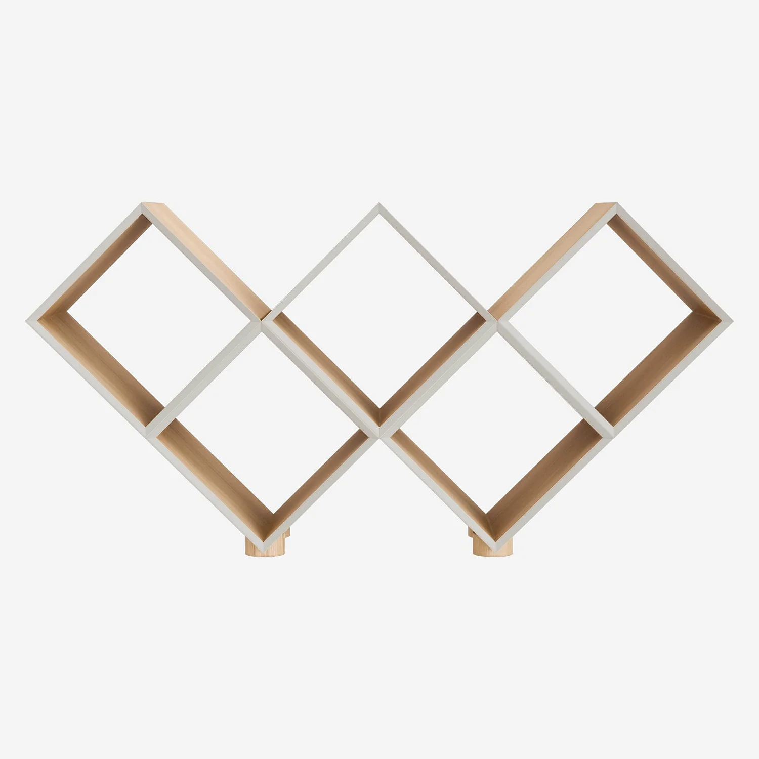 Etagère 5 cubes en bois - Naturel – Design by Dominique David - 2