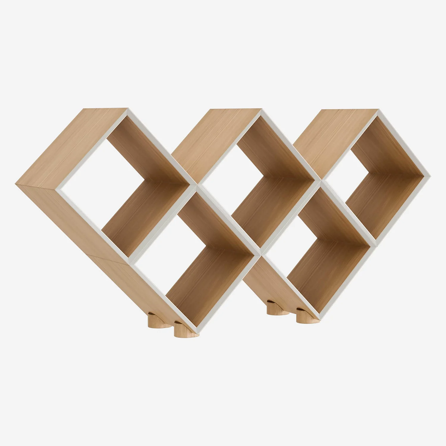 Etagère 5 cubes en bois - Naturel – Design by Dominique David - 4