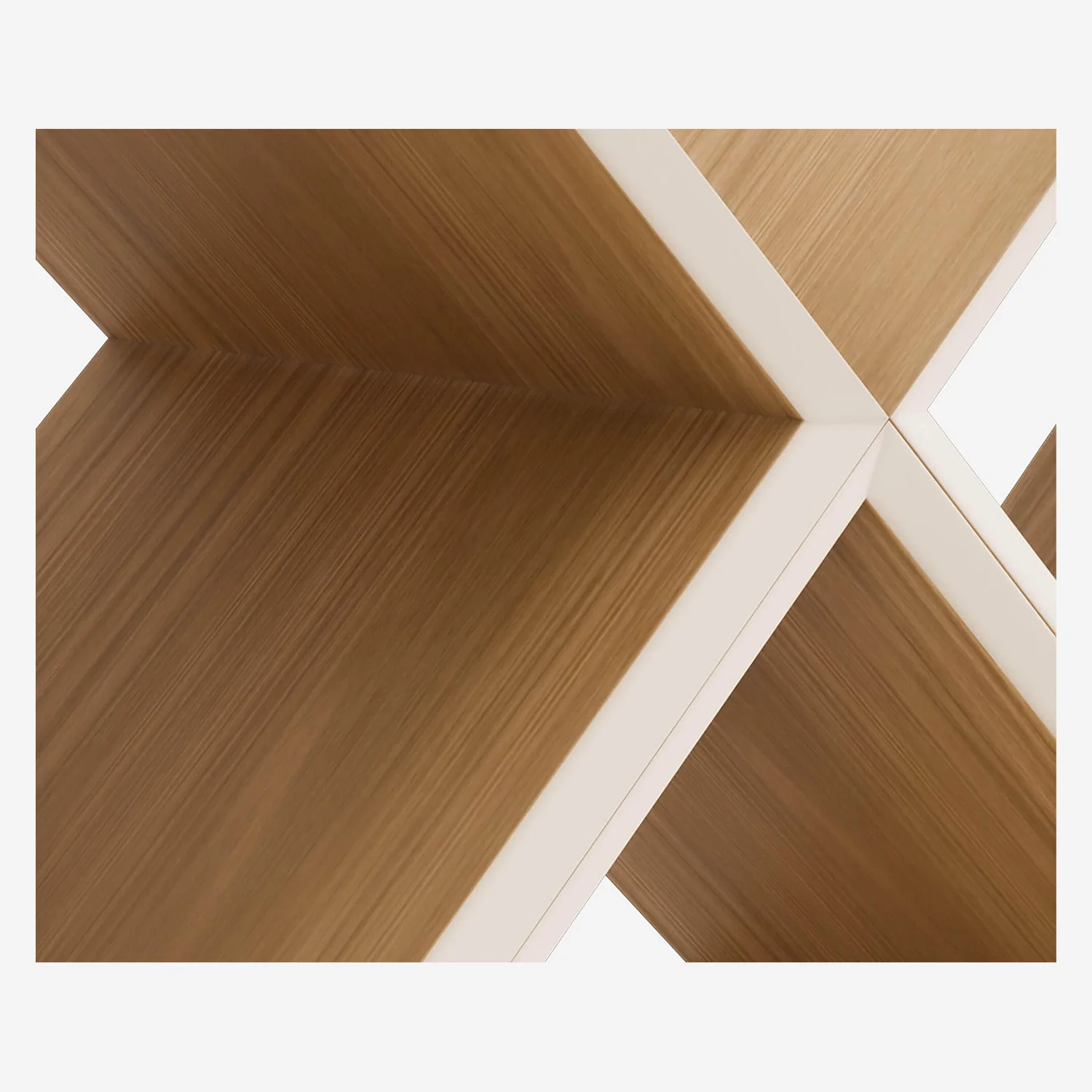 Etagère 5 cubes en bois - Naturel – Design by Dominique David - 3