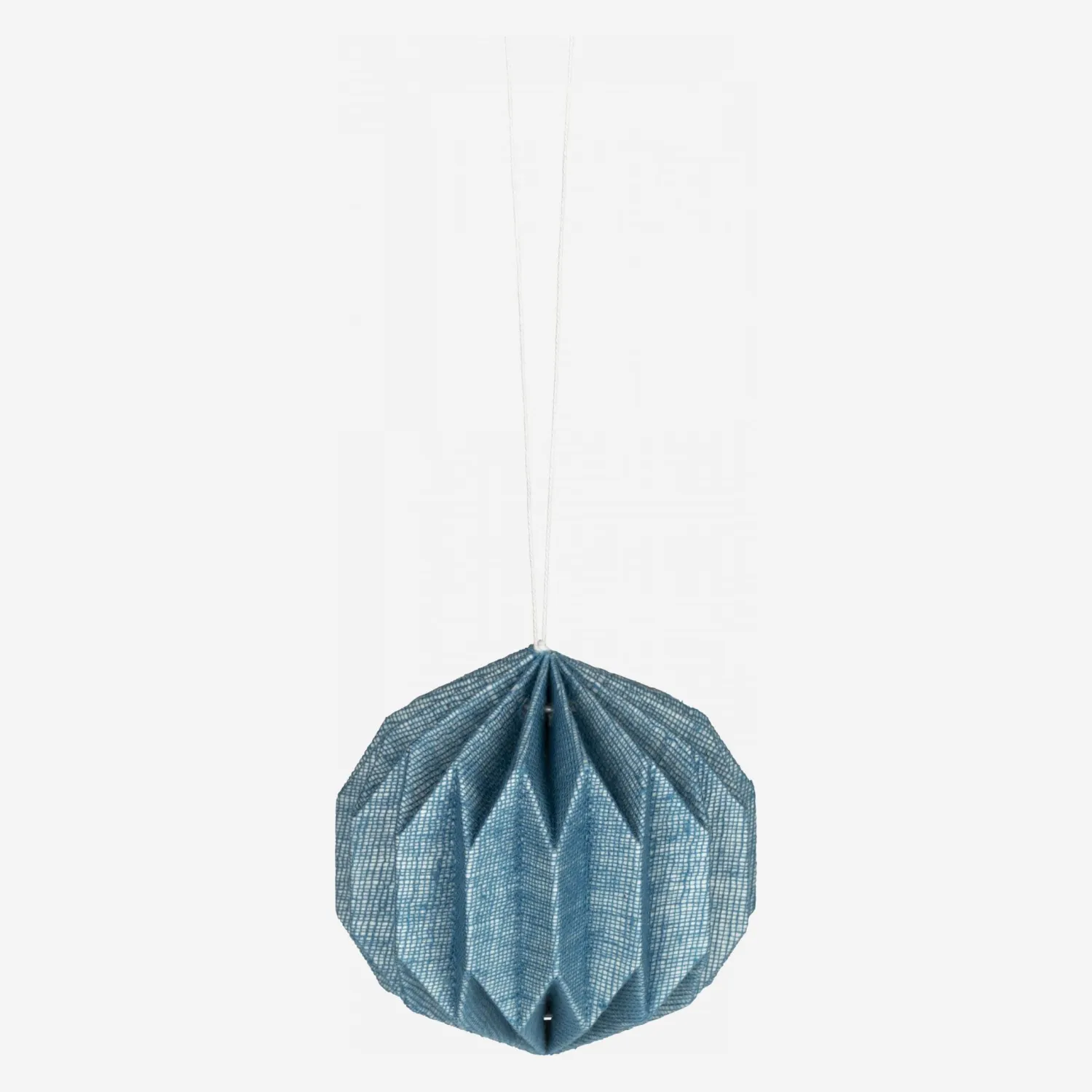 Décoration de Noël - Pliage à accrocher en papier - Bleu - 1