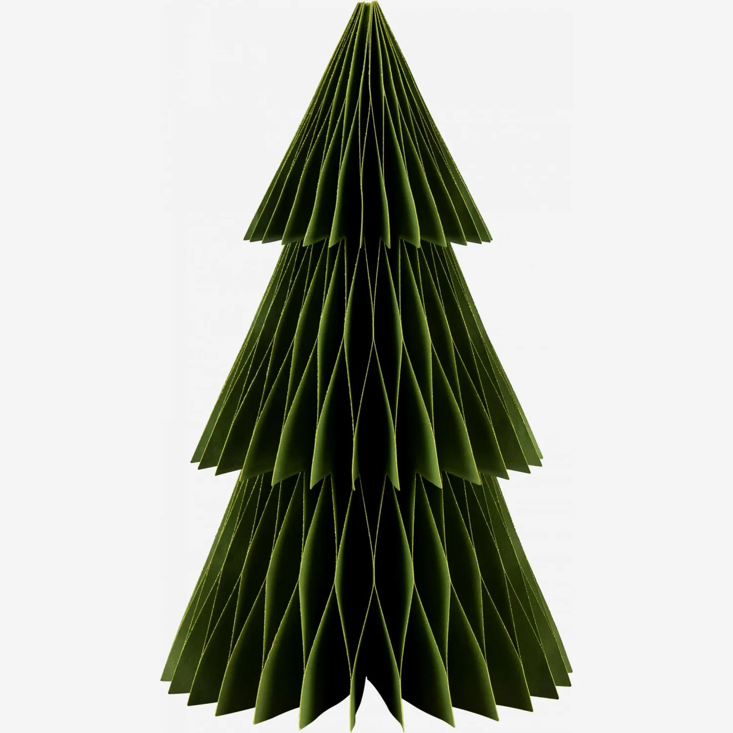 Addobbo natalizio - Albero in Carta da appoggio - Kaki