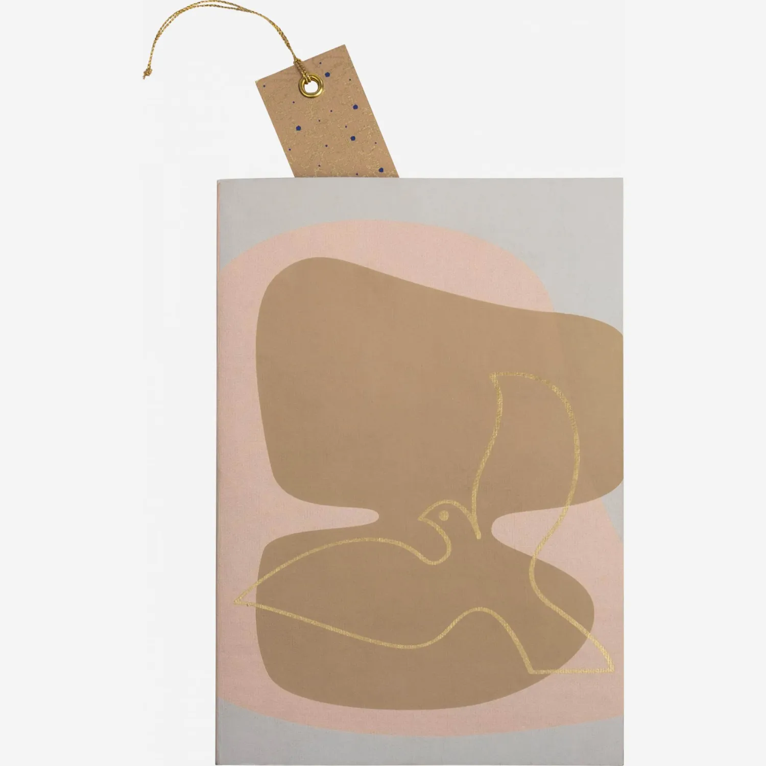Carnet avec marque-page - 48 pages - Motif rose by Floriane Jacques