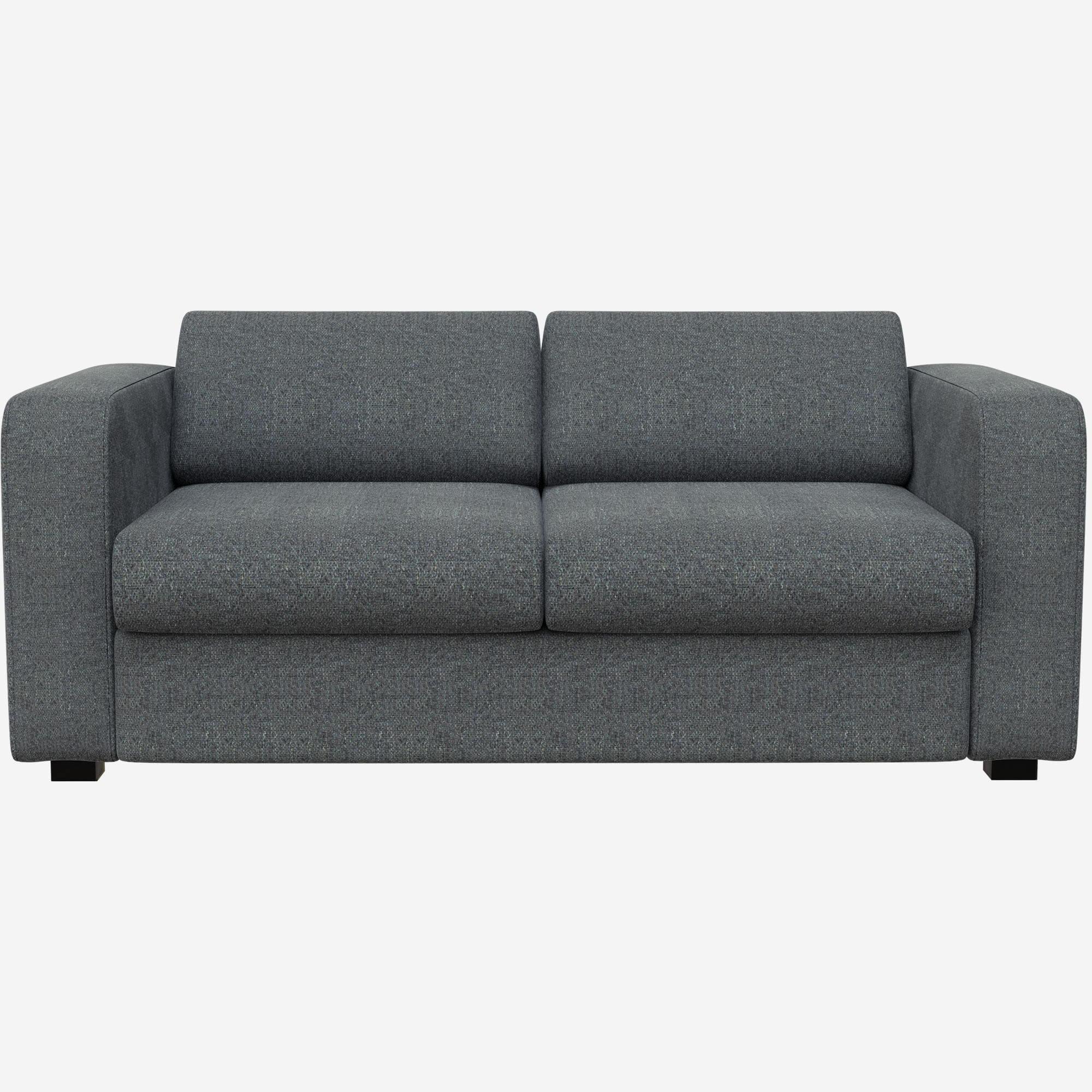 2-Sitzer-Schlafsofa aus Stoff - Blau