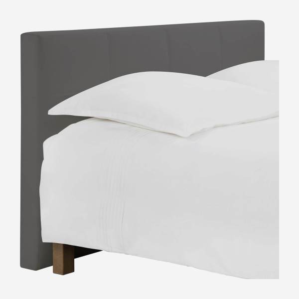 Fabric headboard for 160 cm bed base - Grey