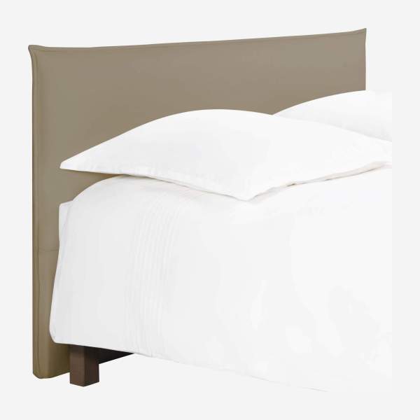 Fabric headboard for 140 cm bed base - Beige