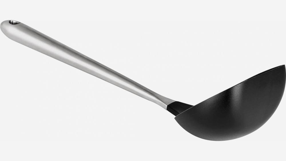 Ladle with stainless steel handle