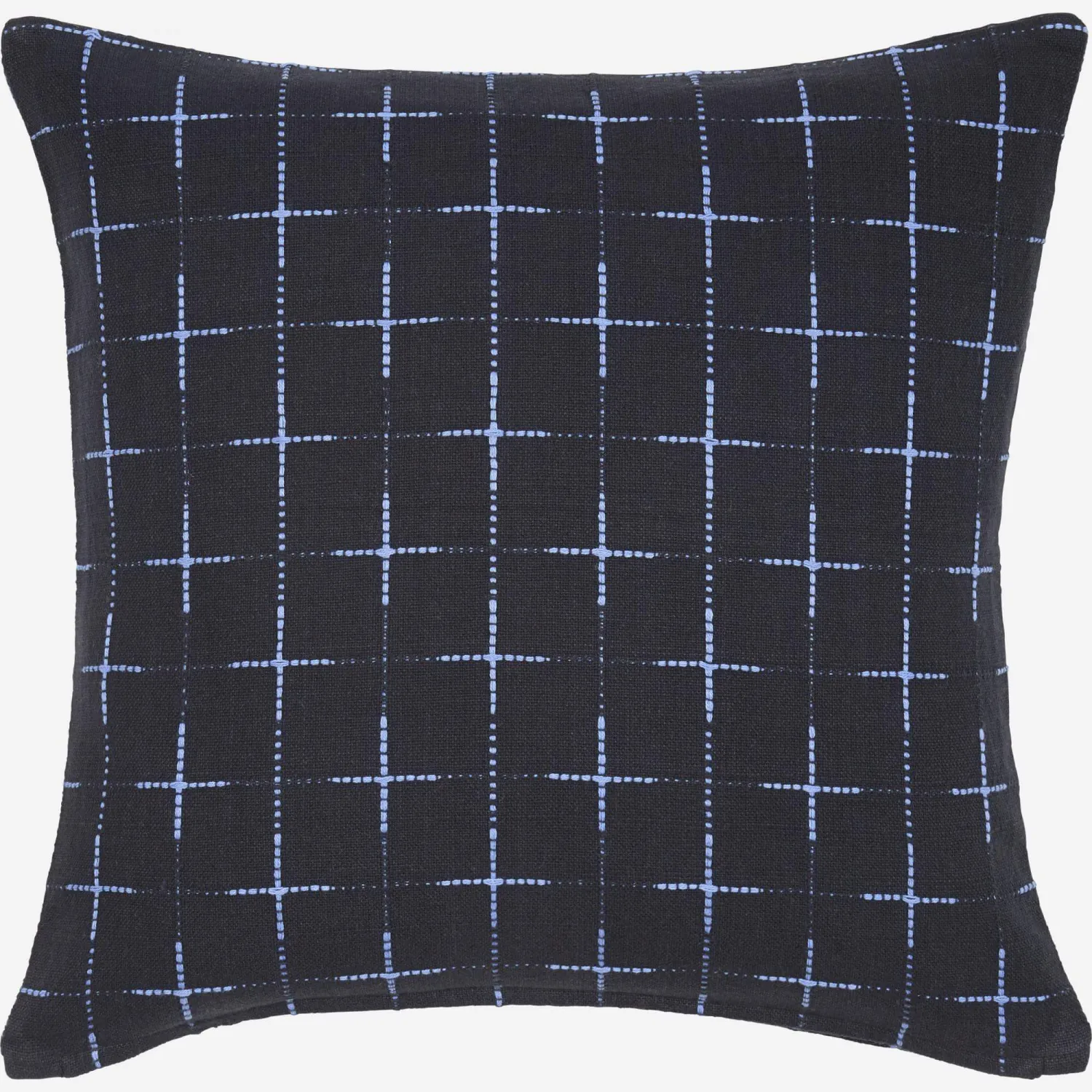 Coussin en coton - 45 x 45 cm - Bleu marine