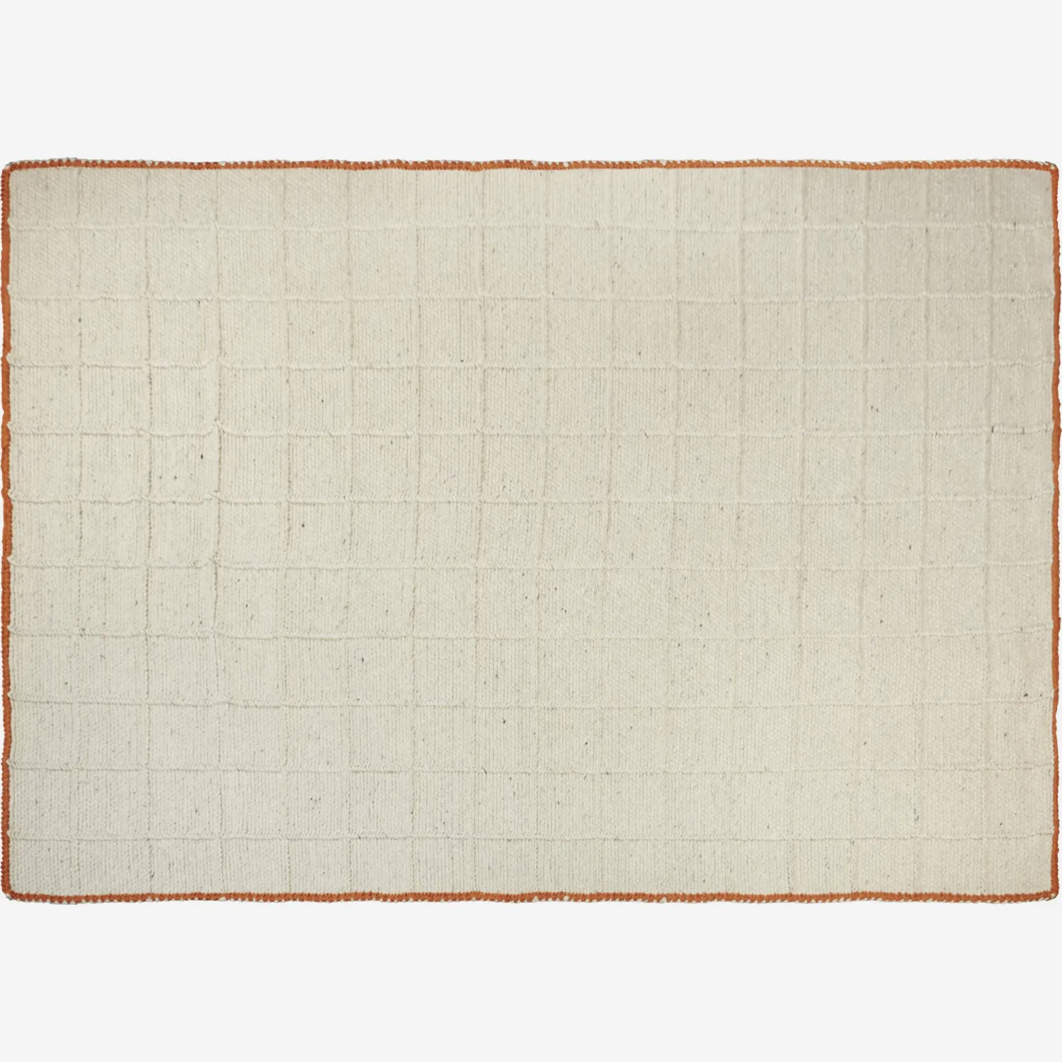 Teppich aus Wolle - 350 x 250 cm - Beige und Orange