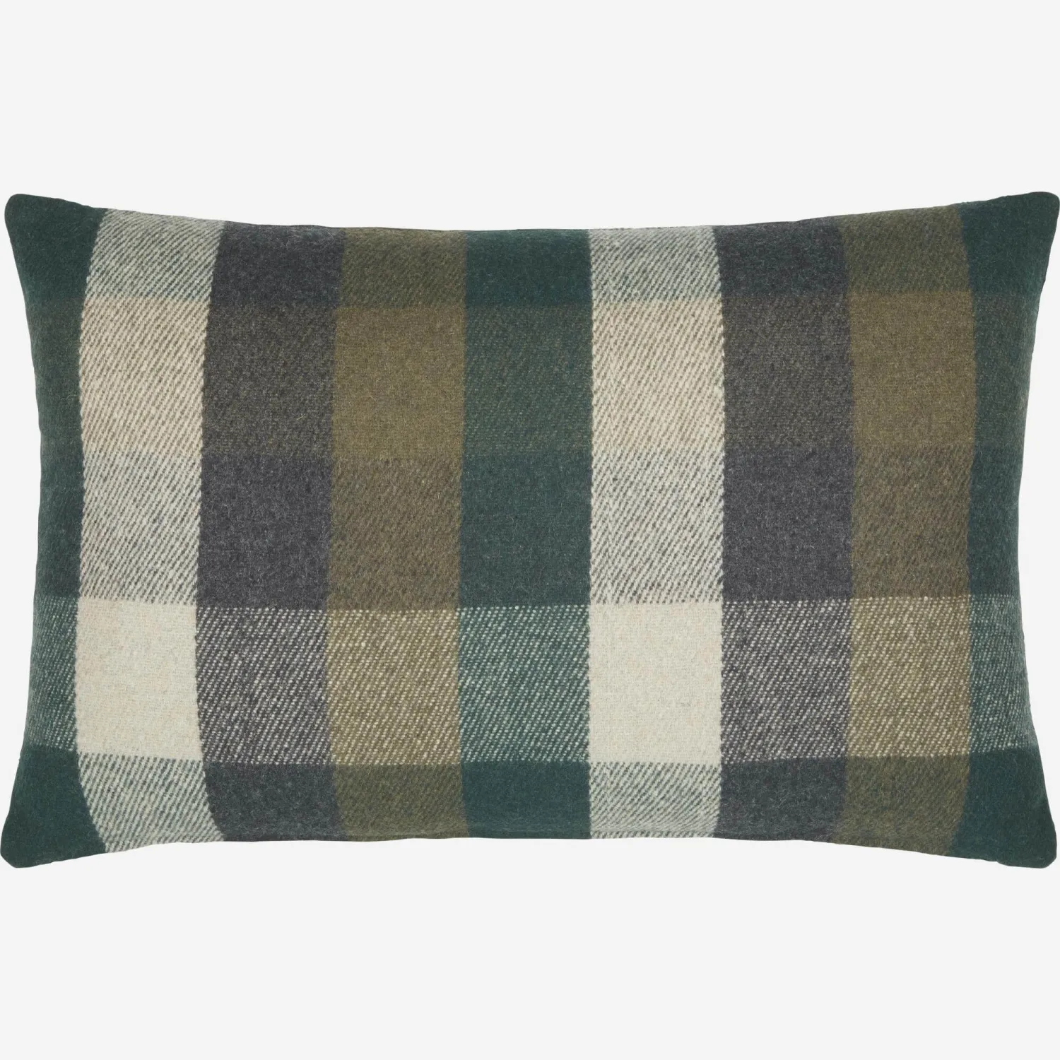 Coussin en laine - 40 x 60 cm - Vert