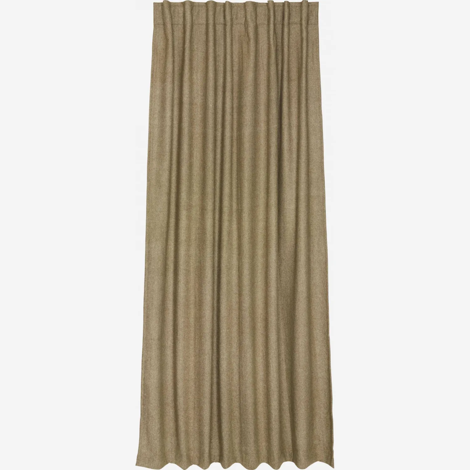 2er-Set Vorhänge aus Wolle - 140 x 260 cm - Khaki