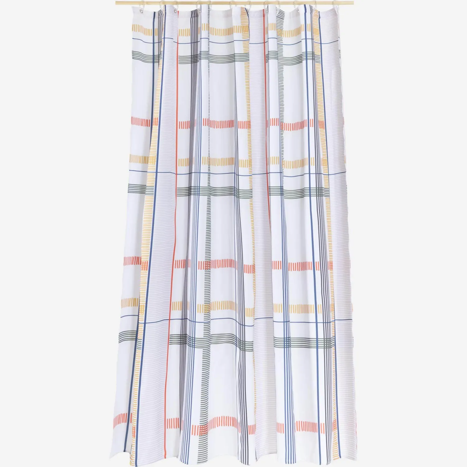 Rideau de douche en polyester - 200 x 80 cm - Multicolore