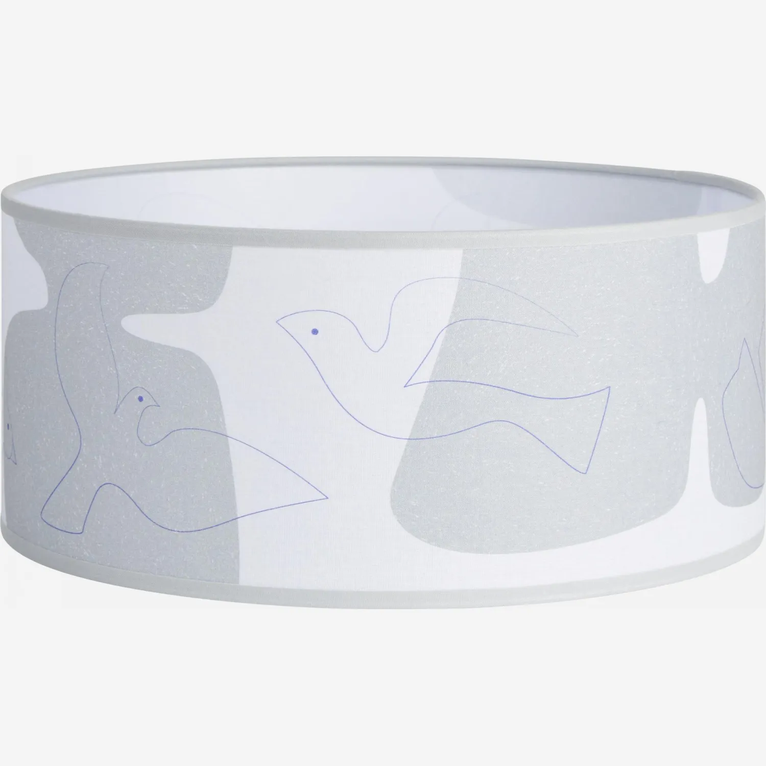Abat-jour en coton - 30 x 14 cm - Multicolore