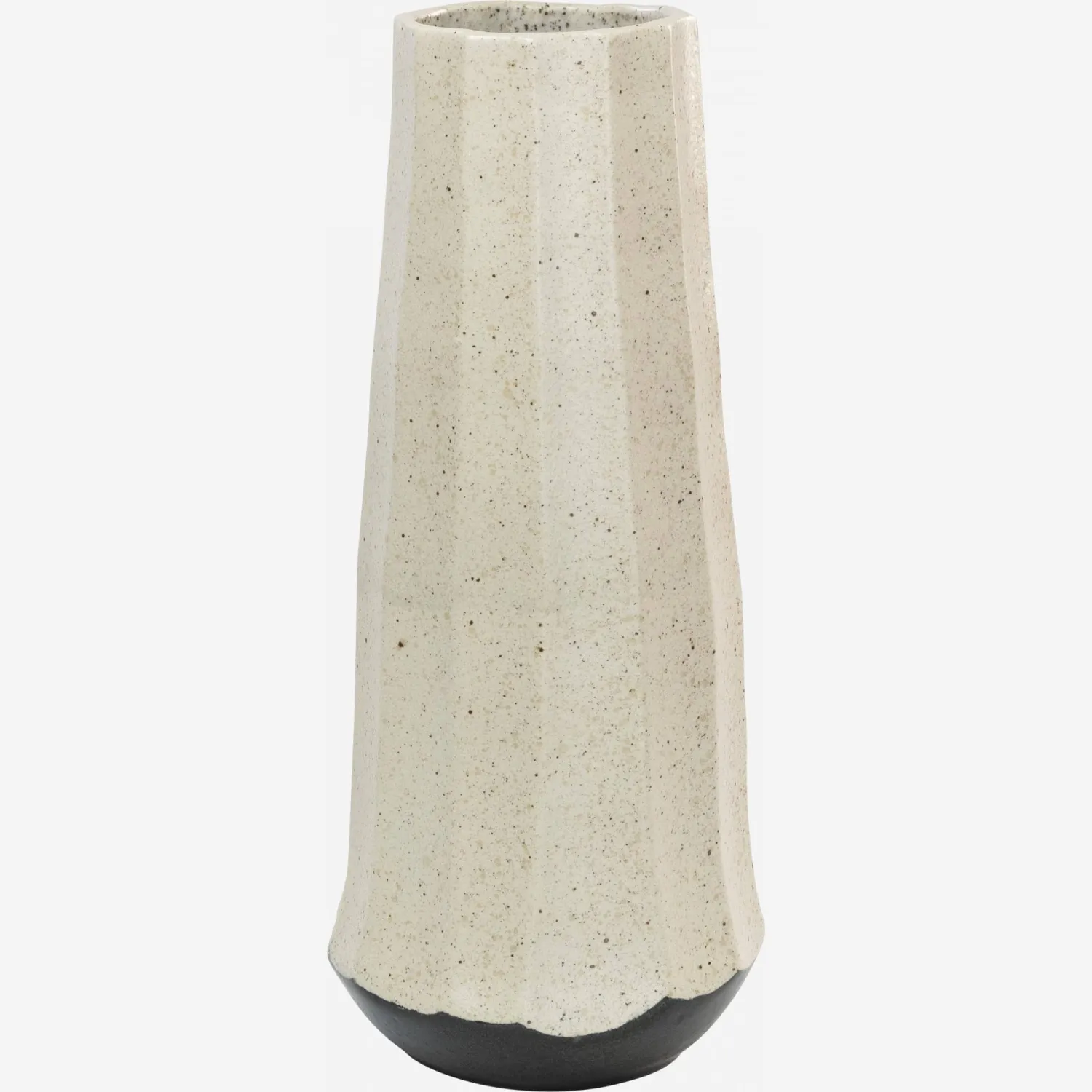 Vase en grès - 35 cm - Beige