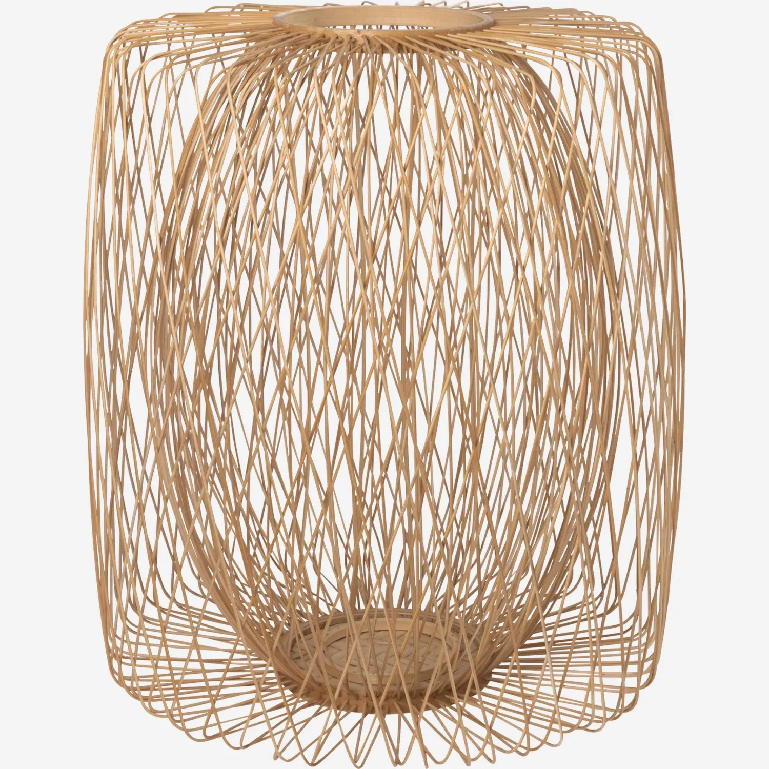 Lanterne en bambou - 40 cm -Naturel