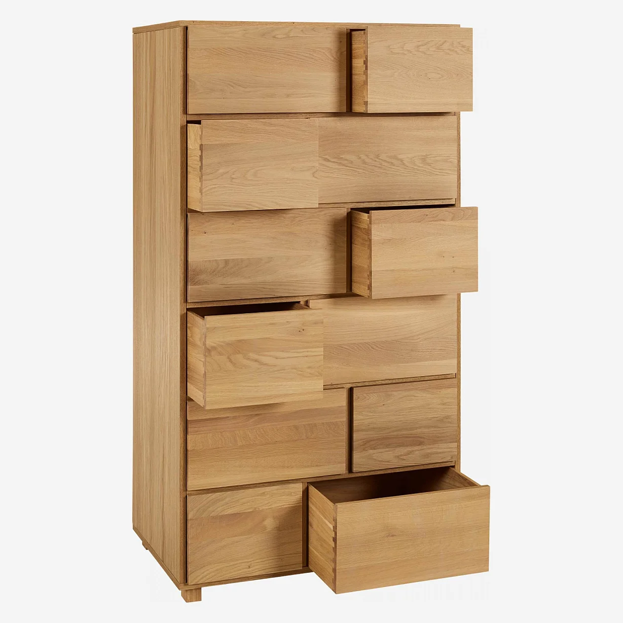 Cassettiera in rovere - Naturale - 6