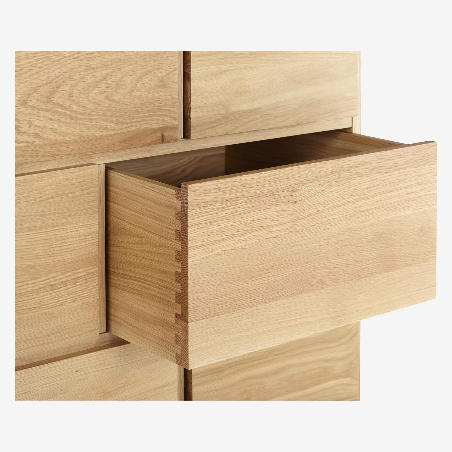 Cassettiera in rovere - Naturale - 3