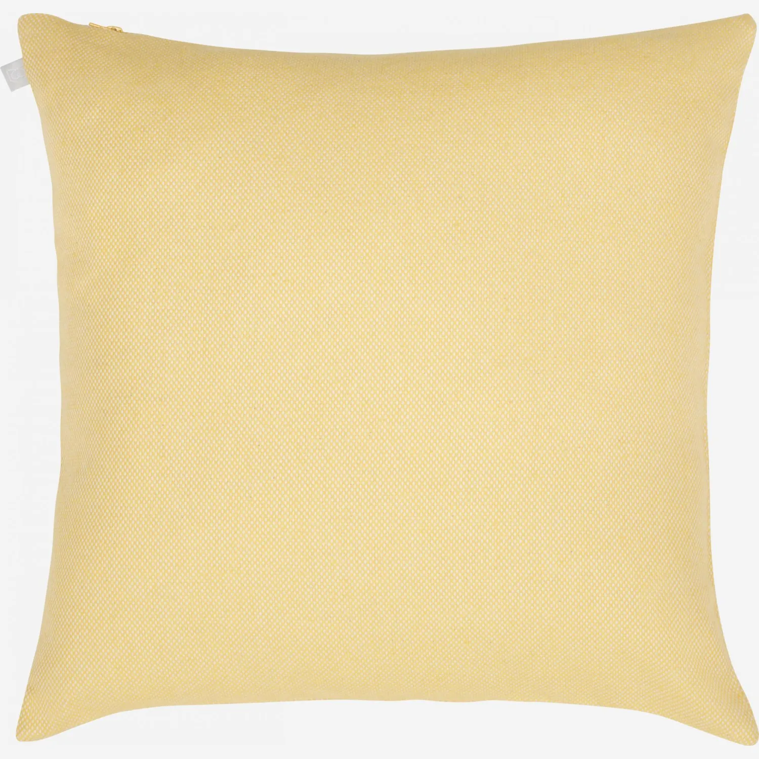Coussin en coton - 45 x 45 cm - Jaune