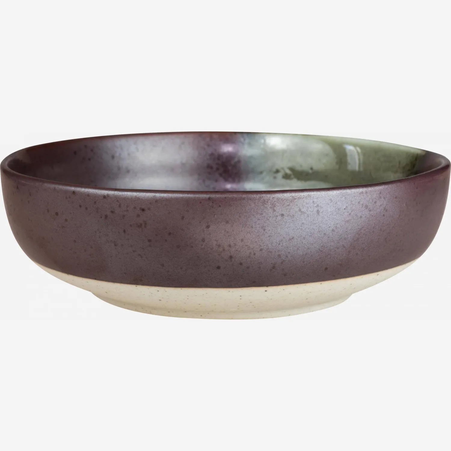 Schale aus Porzellan - 15 cm - Pflaumenfarben