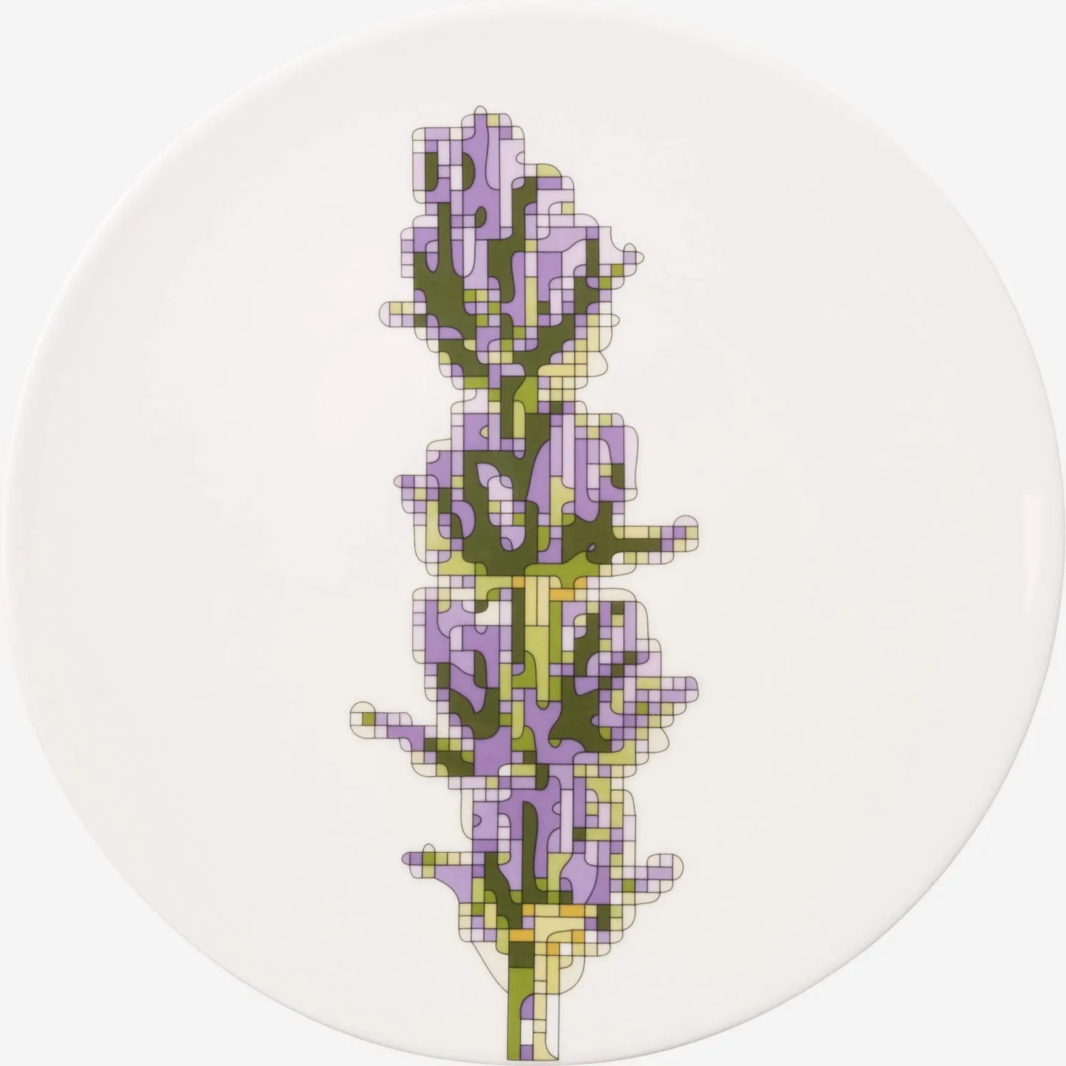 Assiette plate en faïence - 27,5 cm - Design by Christian Ghion