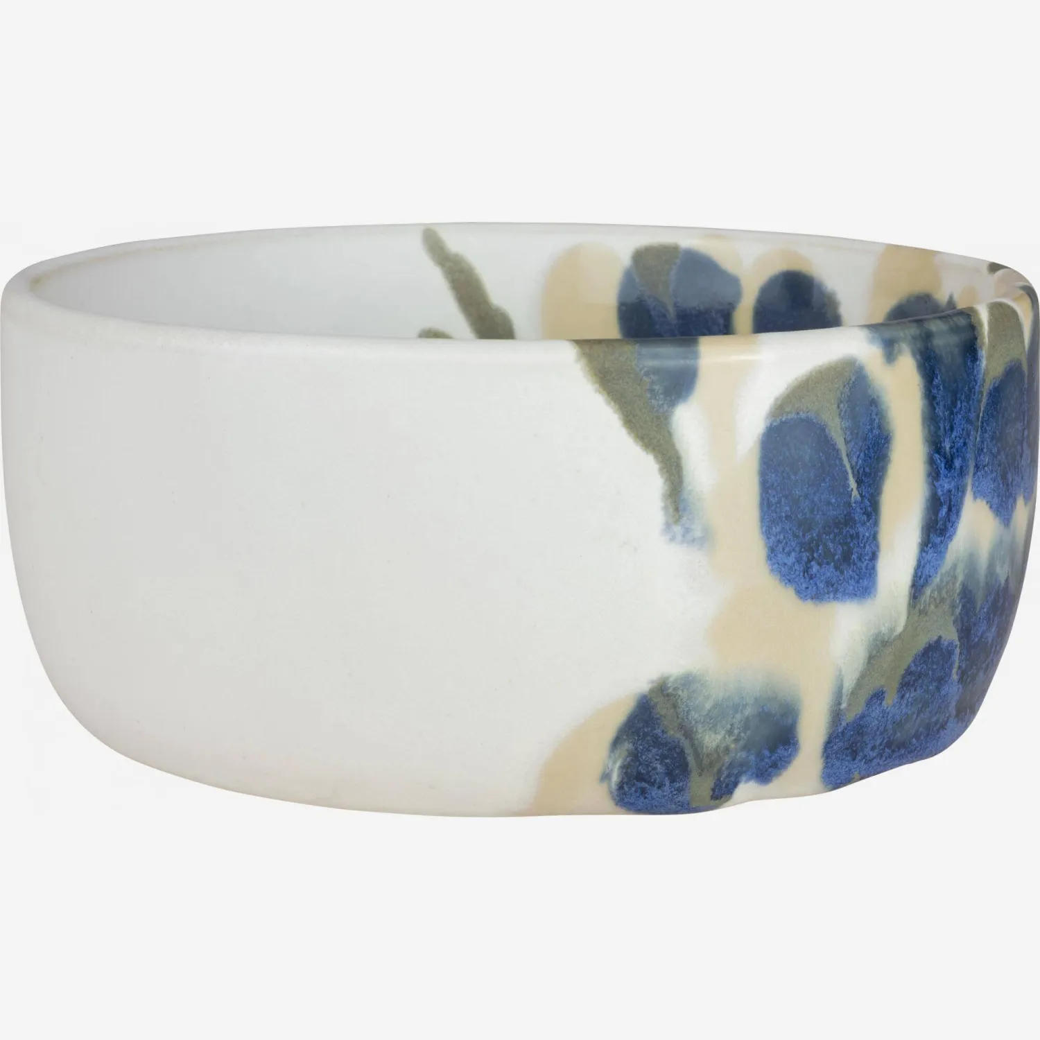 Bol en grès - 13,5 cm - Bleu