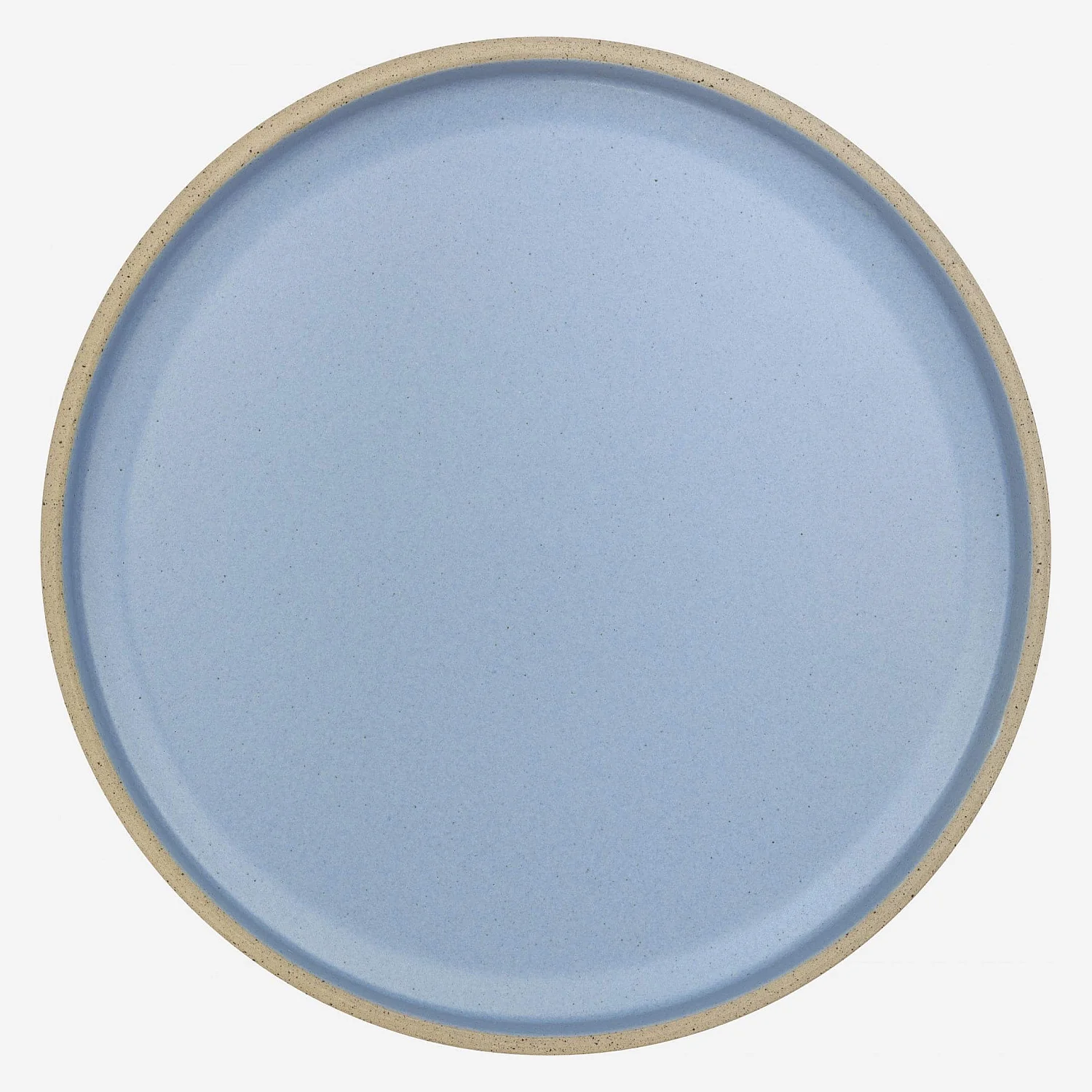 Assiette à dessert en grès - 20,5 cm - Bleu - 2
