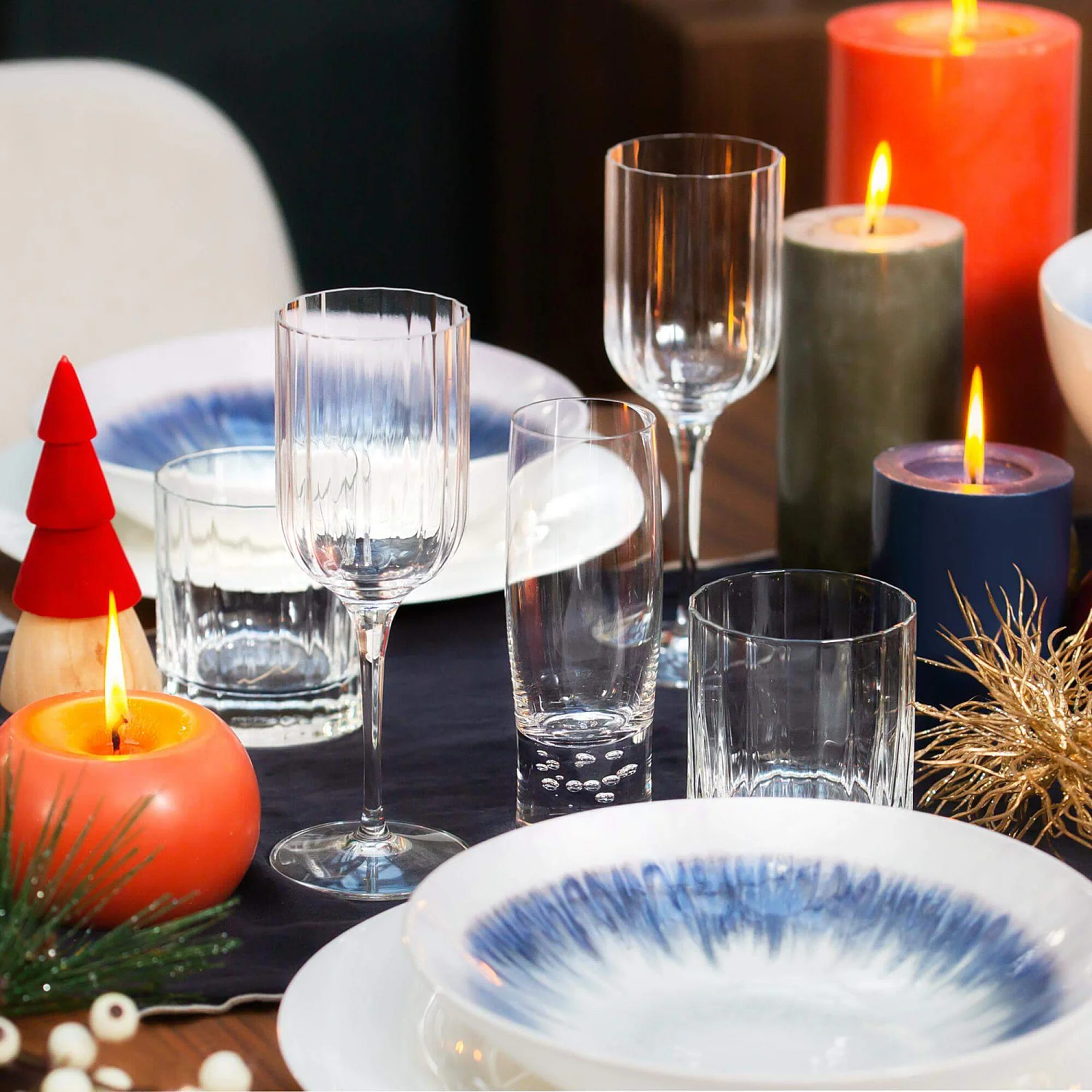 Lot de 4 verres à shooter en verre bullé – 40 ml - 2