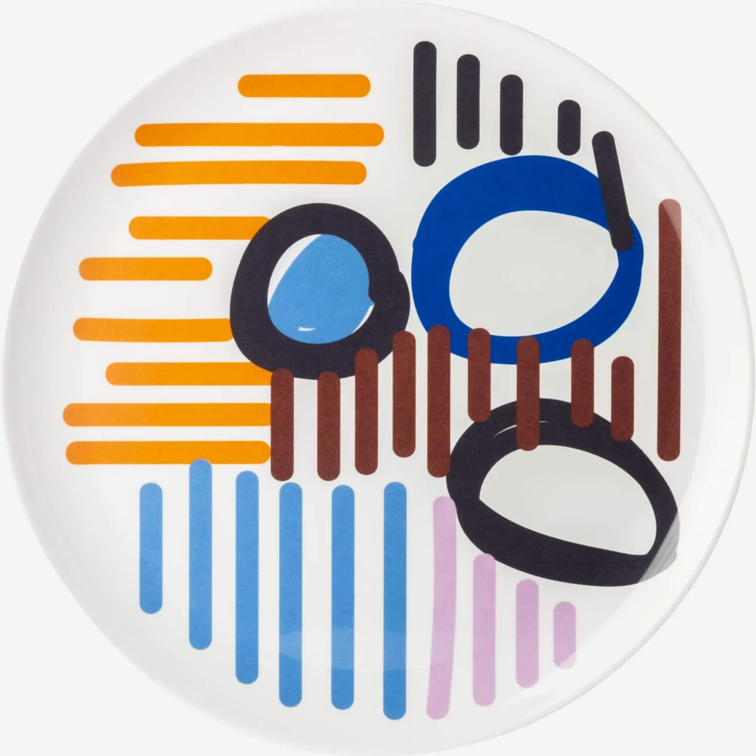 Assiette à dessert en mélamine - 21 cm - Motif by Floriane Jacques 