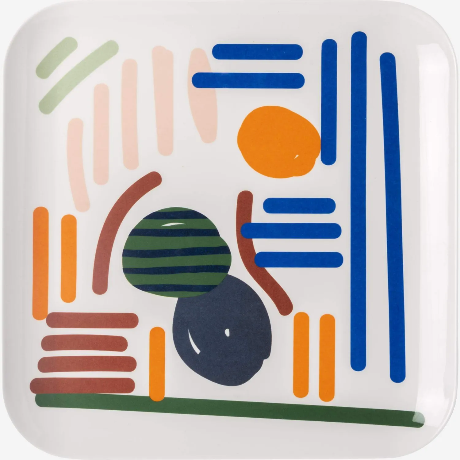 Bandeja Cuadrada de Melamina – 25 x 25 cm – Diseño by F. Jacques