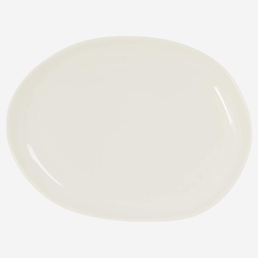 Teller aus Porzellan 18 cm - weiß