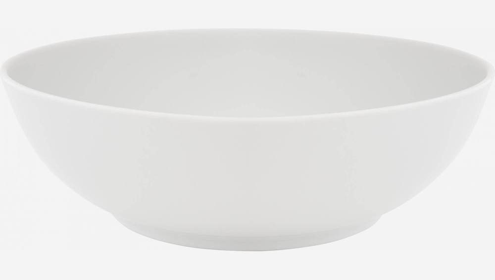 Porcelain salad bowl - 30 cm - White