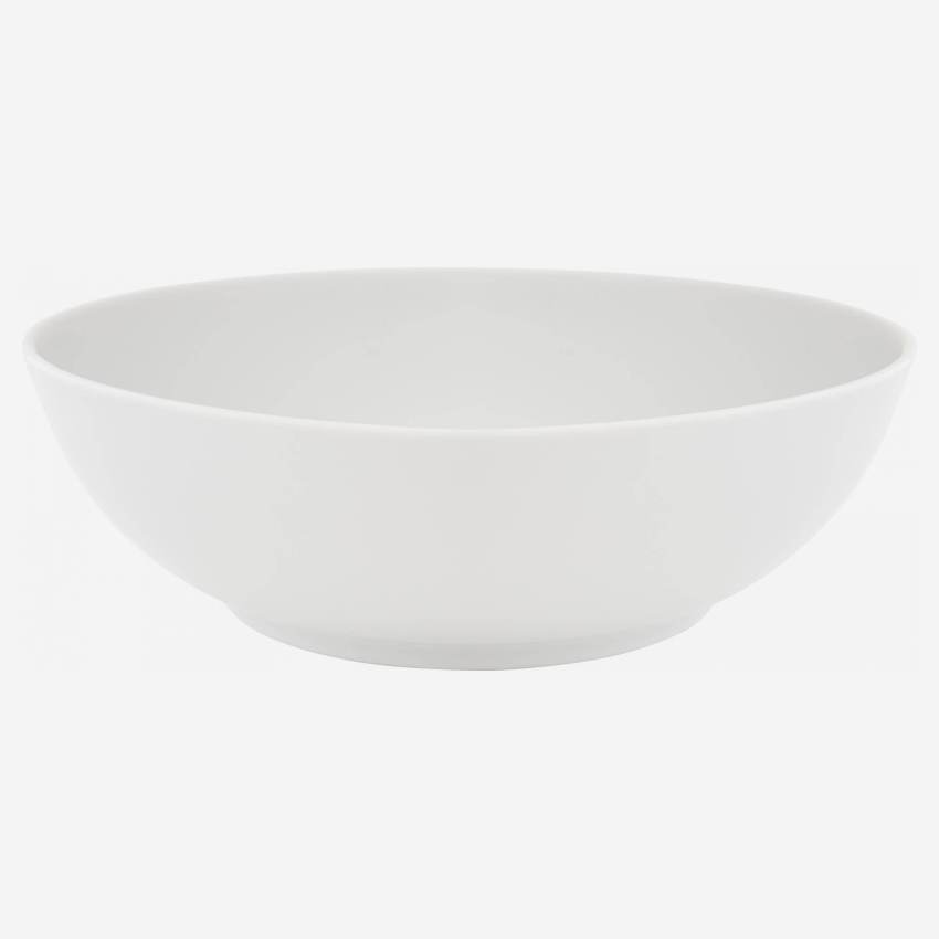 Porcelain salad bowl - 30 cm - White