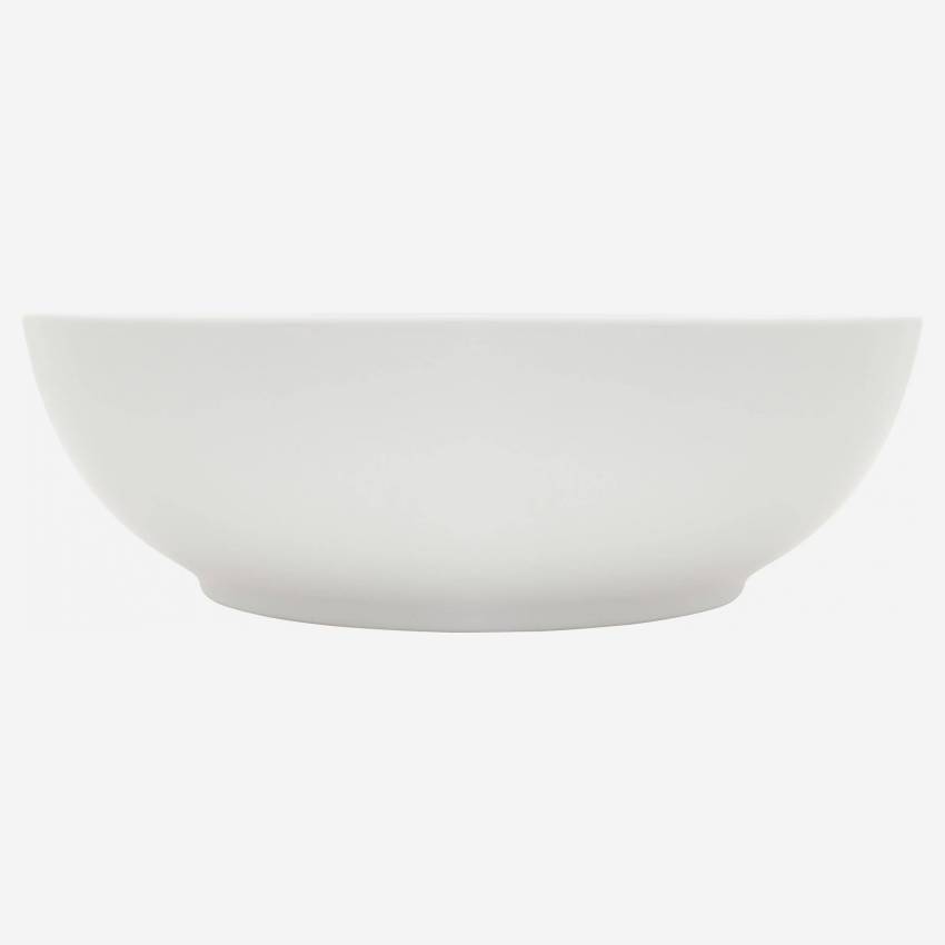 Saladier en porcelaine - 30 cm - Blanc
