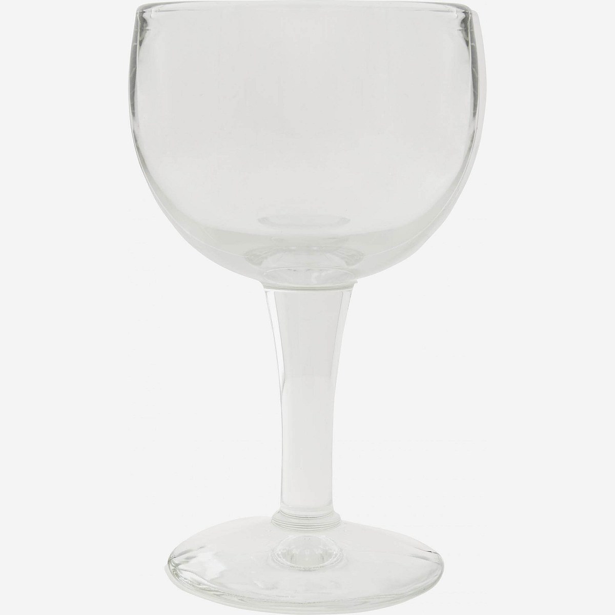 bistrot verres a pied transparent verre habitat