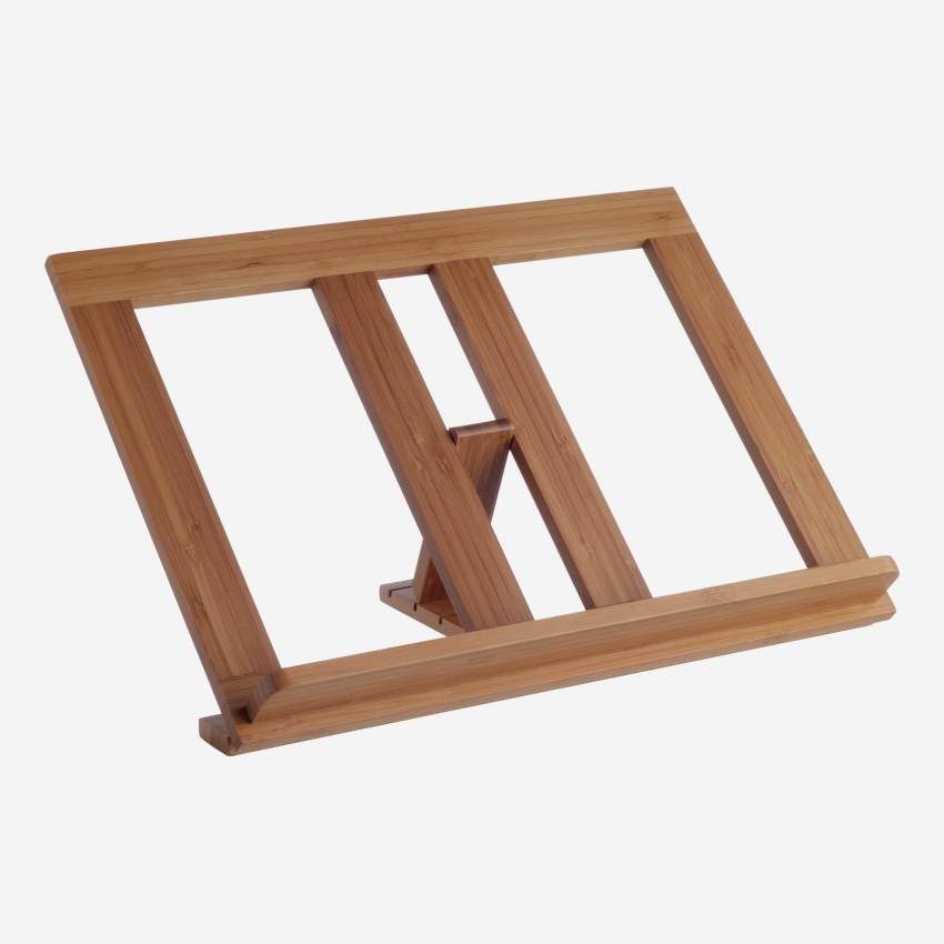 Bamboo cookery book stand