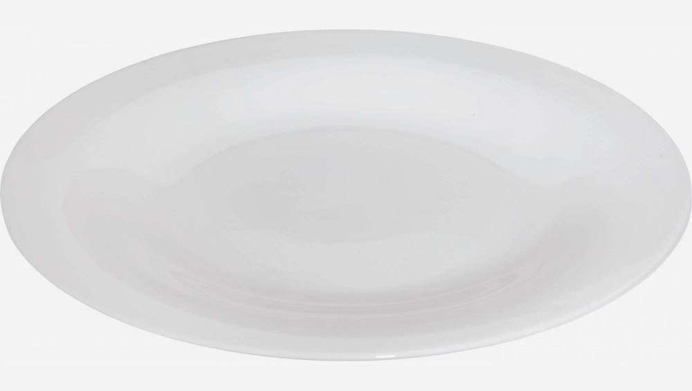 Dessertteller aus Porzellan - 21 cm – Weiß 