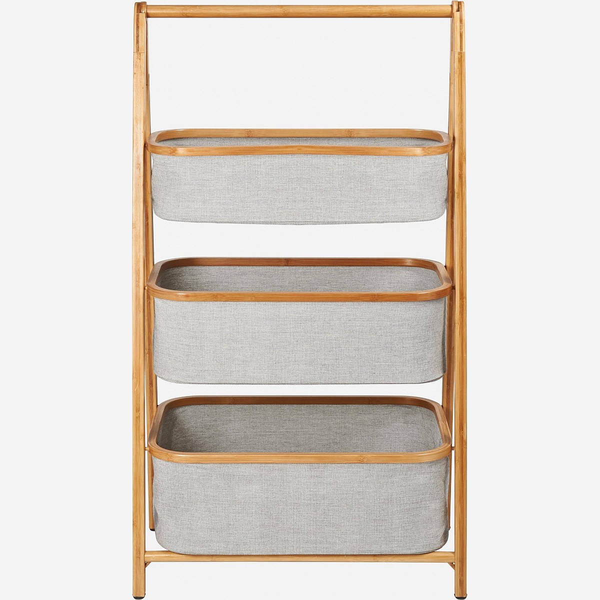Barnabe - Estantería de 3 cestos de tela y bambú - Habitat