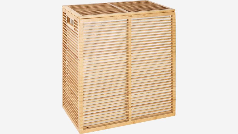 Bamboo laundry basket - Natural