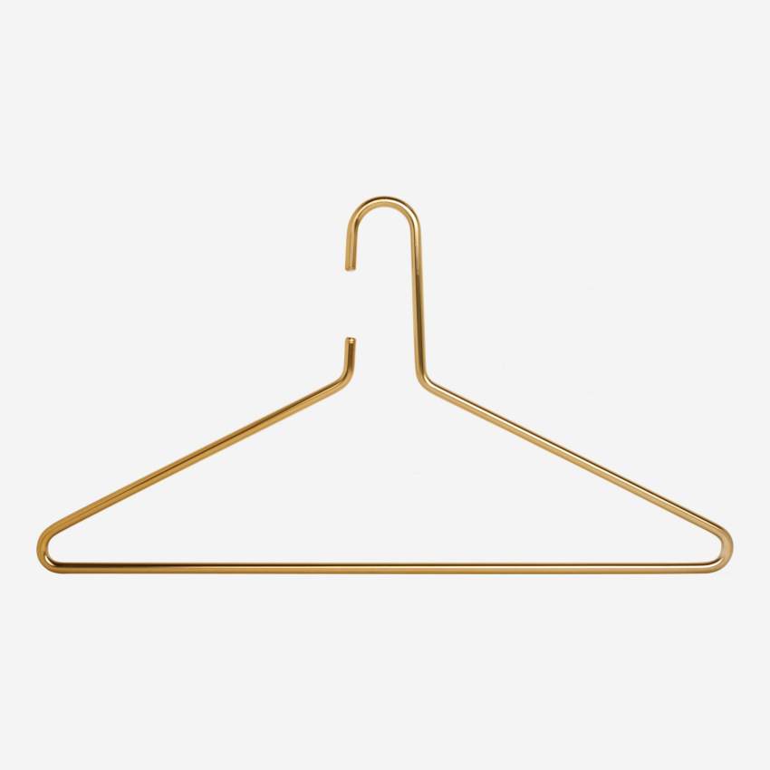 Hanger made of metal, gold