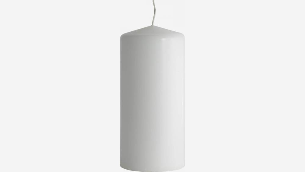 Cylindrical candle10cm , white