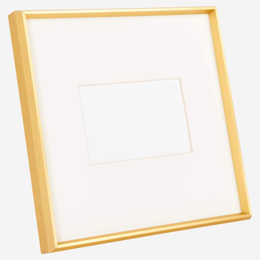 Photo frame made of metal 28X28, golden